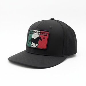 Freedom Ranch Horse Pride‎ Hat Black Performance Snapback FR379 OS
